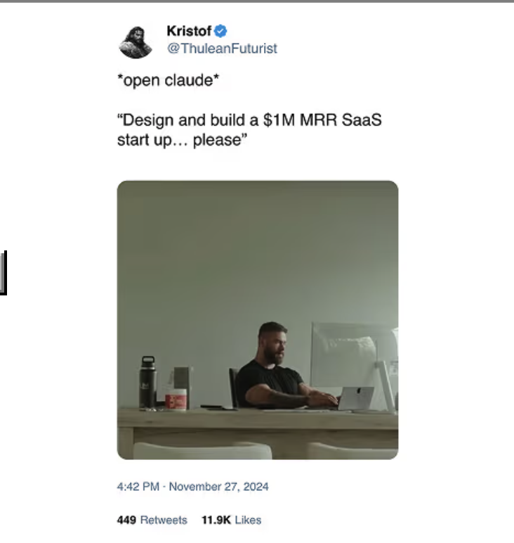 Build a $1M SaaS meme