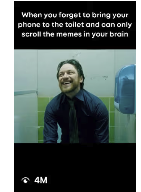 Scroll the memes in your brain meme